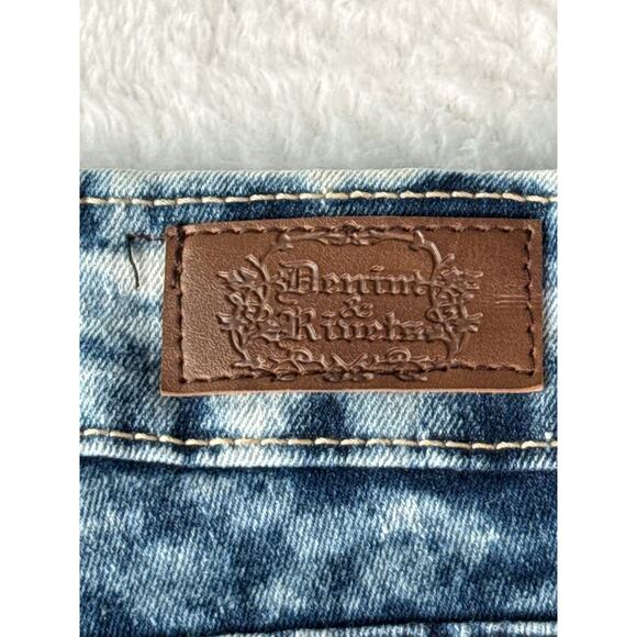 Denim & Rivets Acid Wash Track Stripe Jean Size 15 Retro Grunge Streetwear Denim - Picture 8 of 8